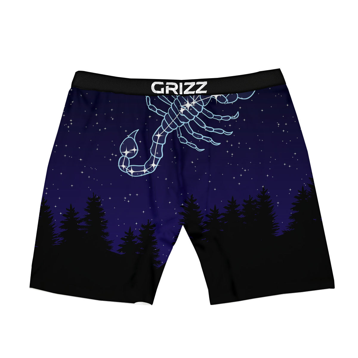 Constellation Scorpio Print Boxer Briefs-grizzshop