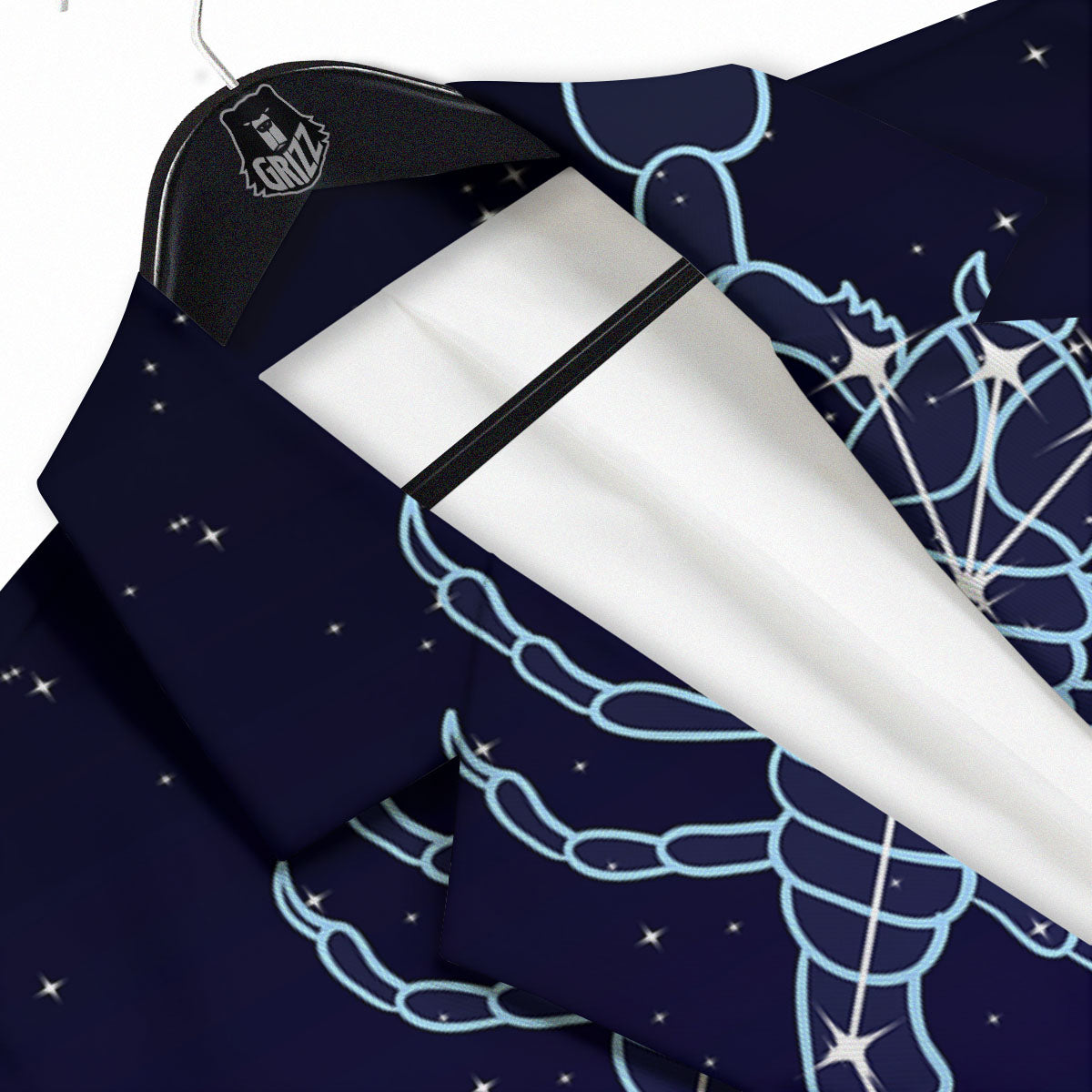 Constellation Scorpio Print Men's Sport Coat-grizzshop