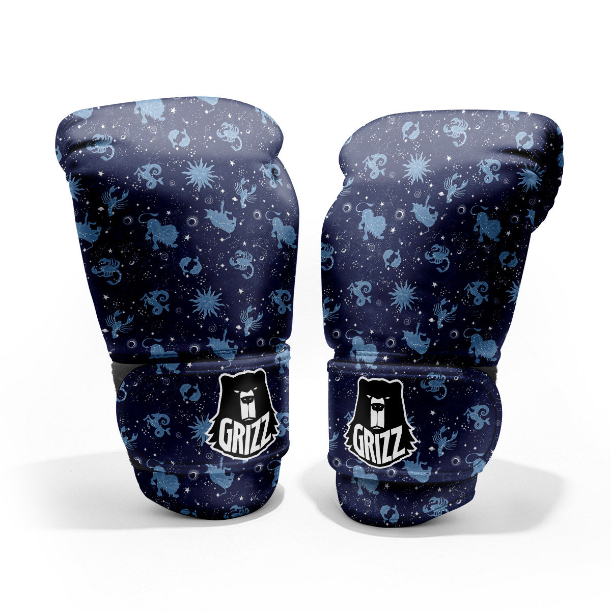 Constellation Signs Zodiac Print Pattern Pro Boxing Glove