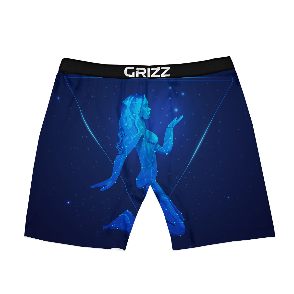 Constellation Virgo Print Boxer Briefs-grizzshop