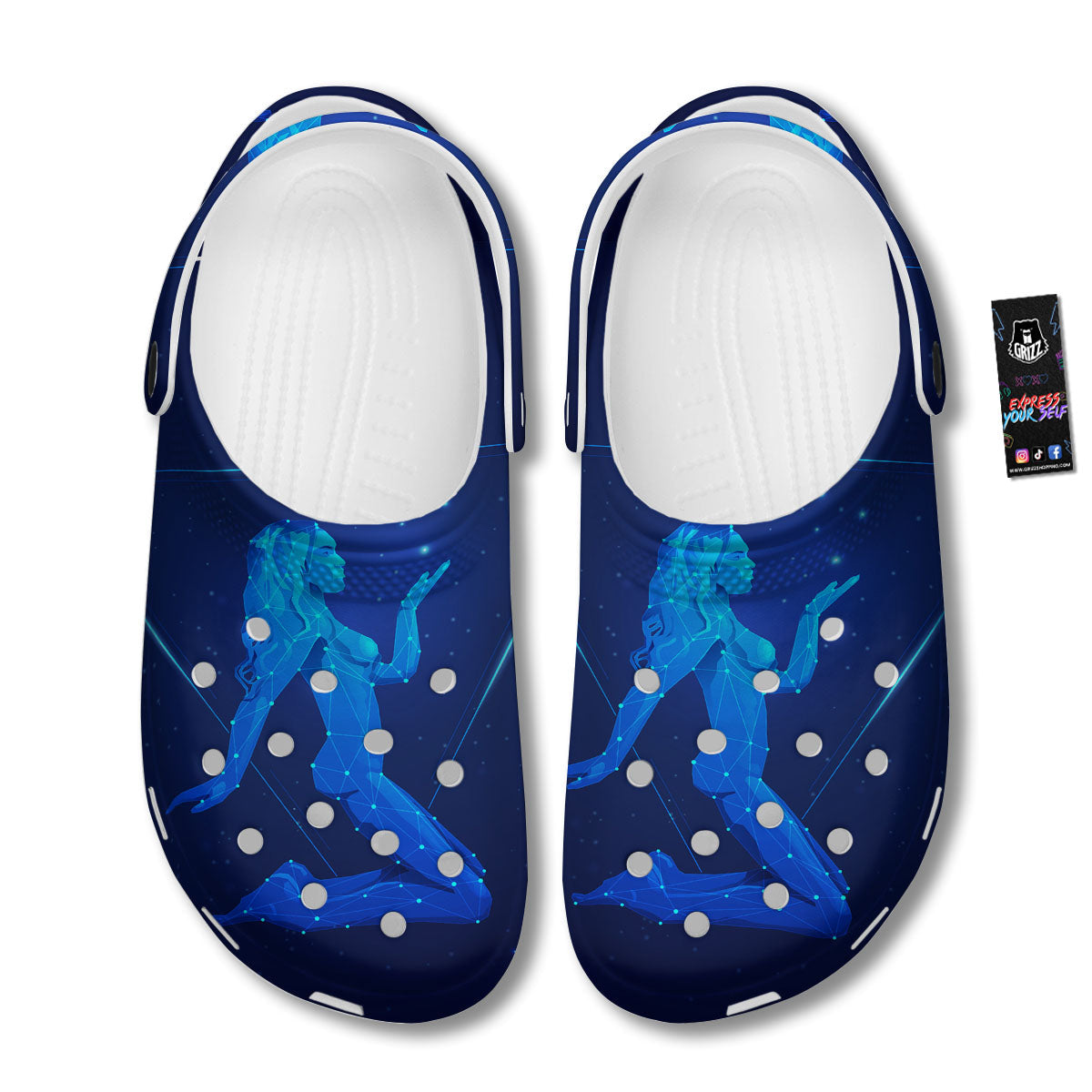 Constellation Virgo Print Clog-grizzshop