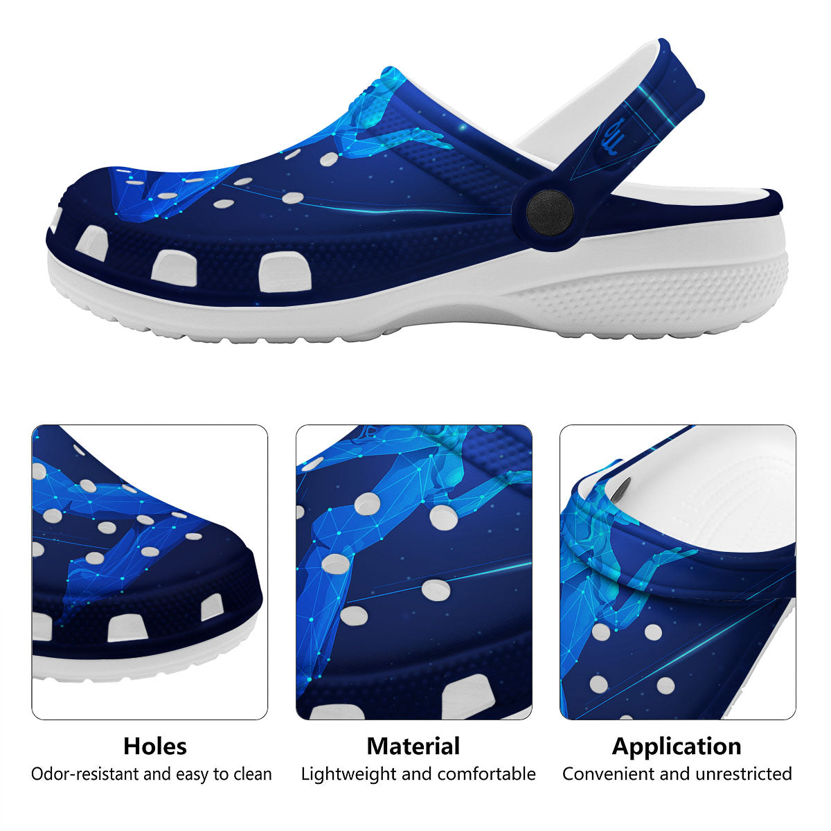 Constellation Virgo Print Clog-grizzshop