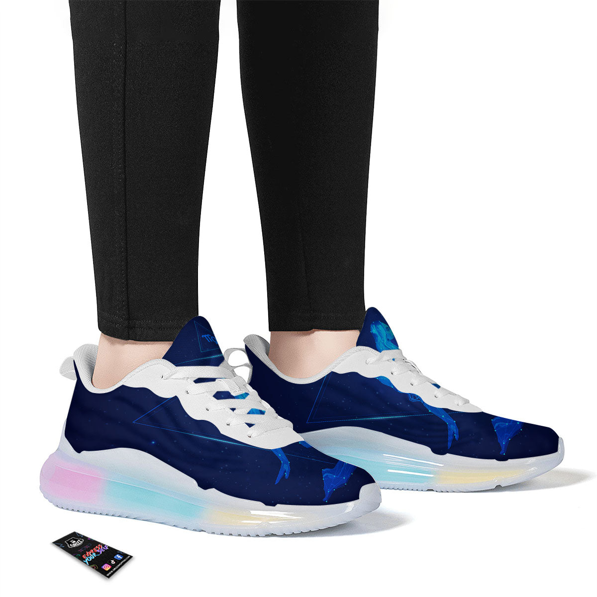 Constellation Virgo Print Running Sneakers-grizzshop