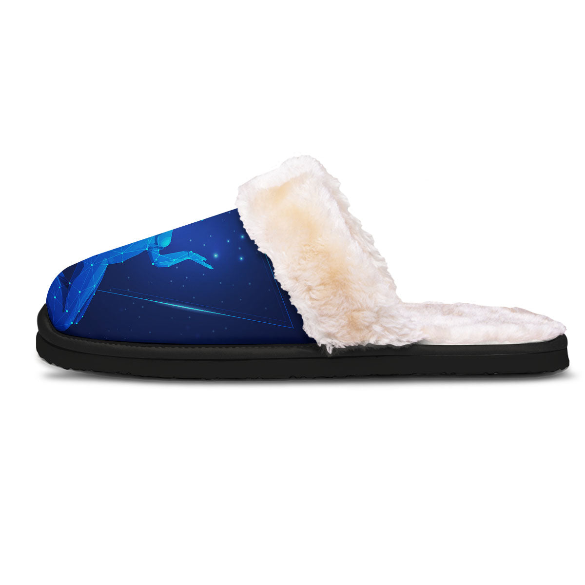 Constellation Virgo Print Slippers-grizzshop