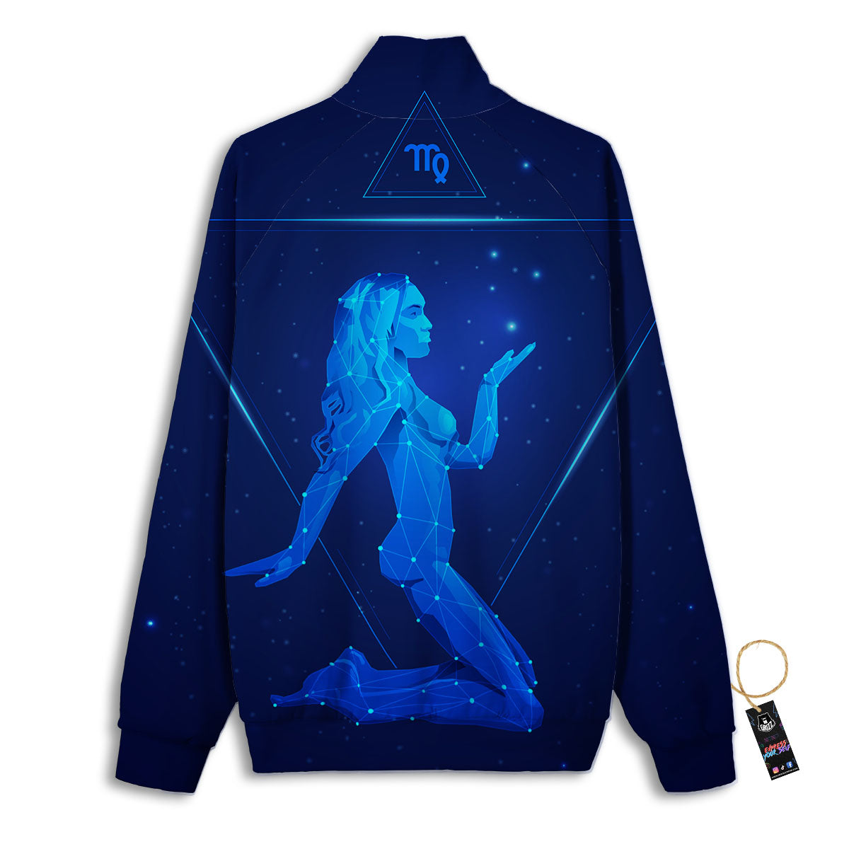 Constellation Virgo Print Track Jacket-grizzshop