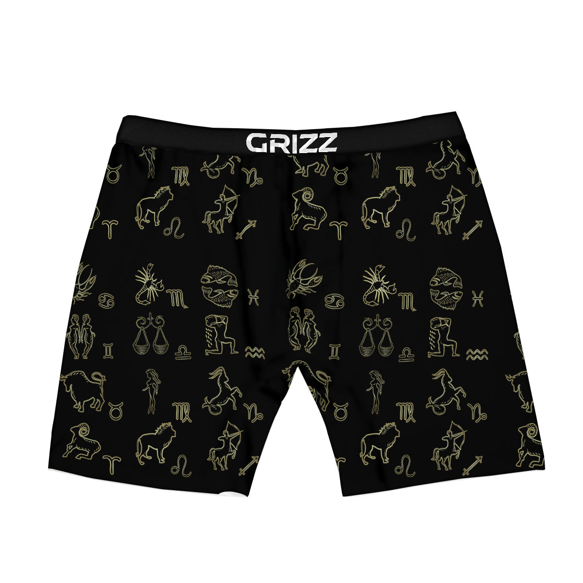 Constellation Zodiac Print Pattern Boxer Briefs-grizzshop