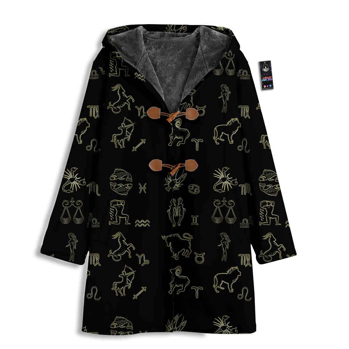Constellation Zodiac Print Pattern Men's Windbreaker Jacket-grizzshop