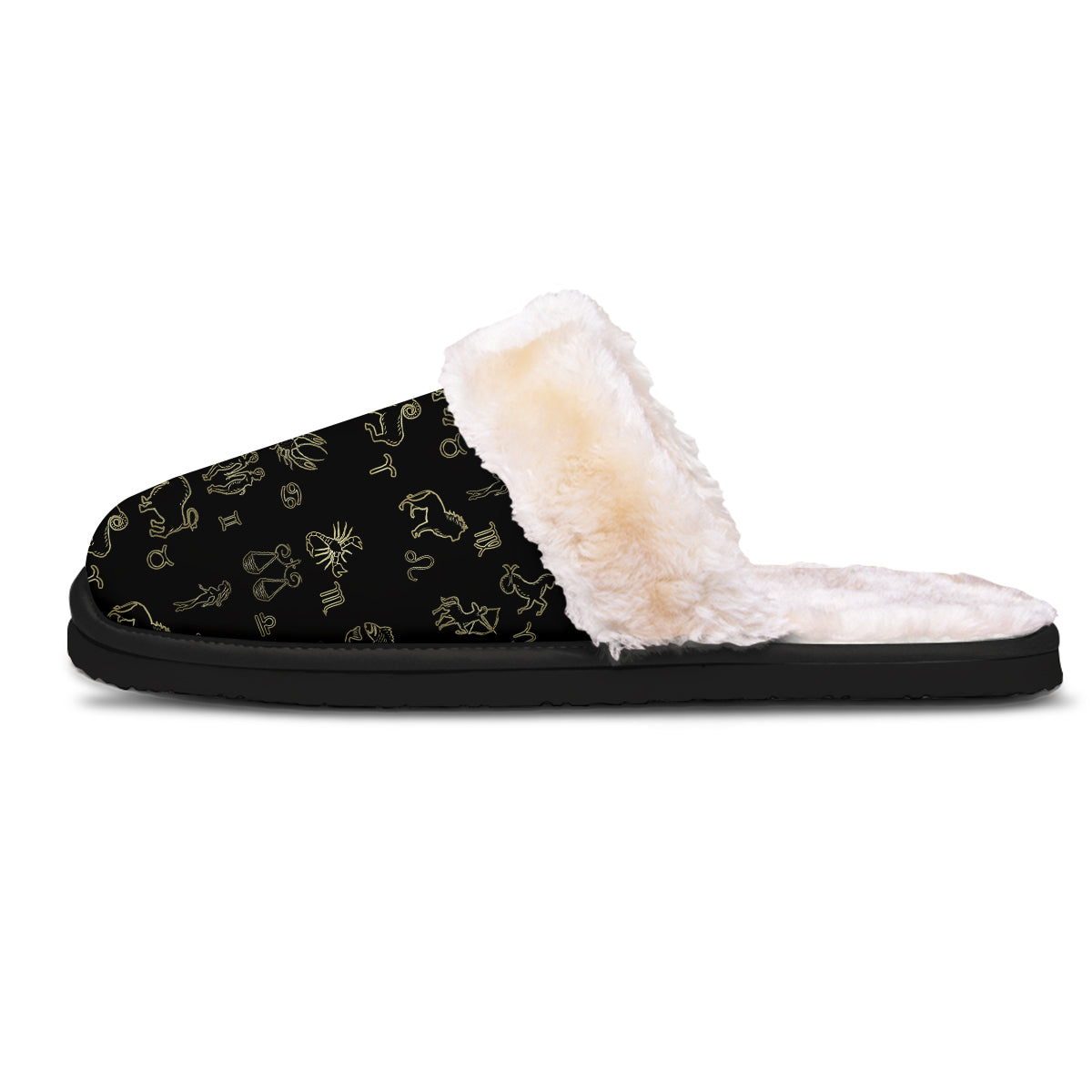 Constellation Zodiac Print Pattern Slippers-grizzshop