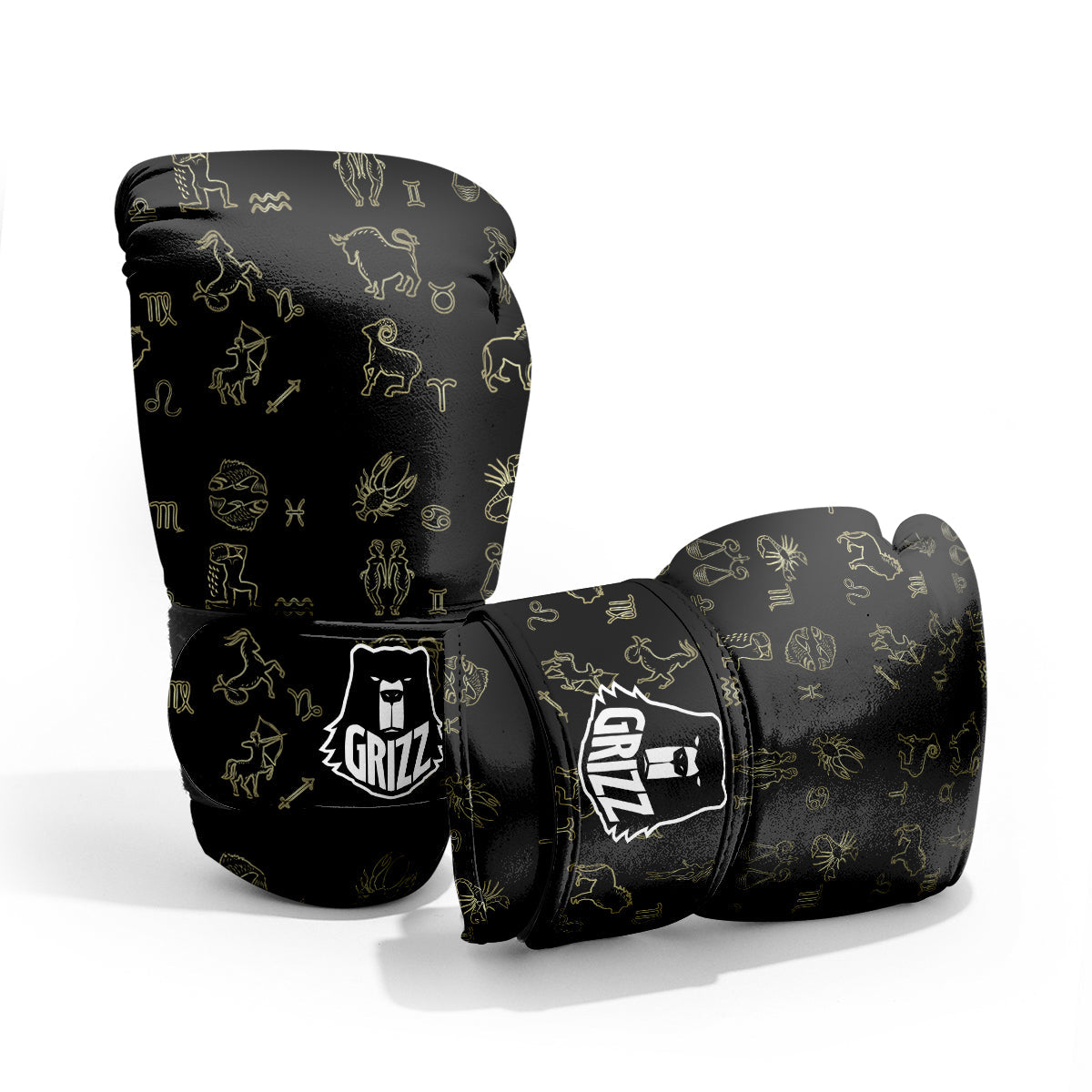 Constellation Zodiac Print Pattern Pro Boxing Glove