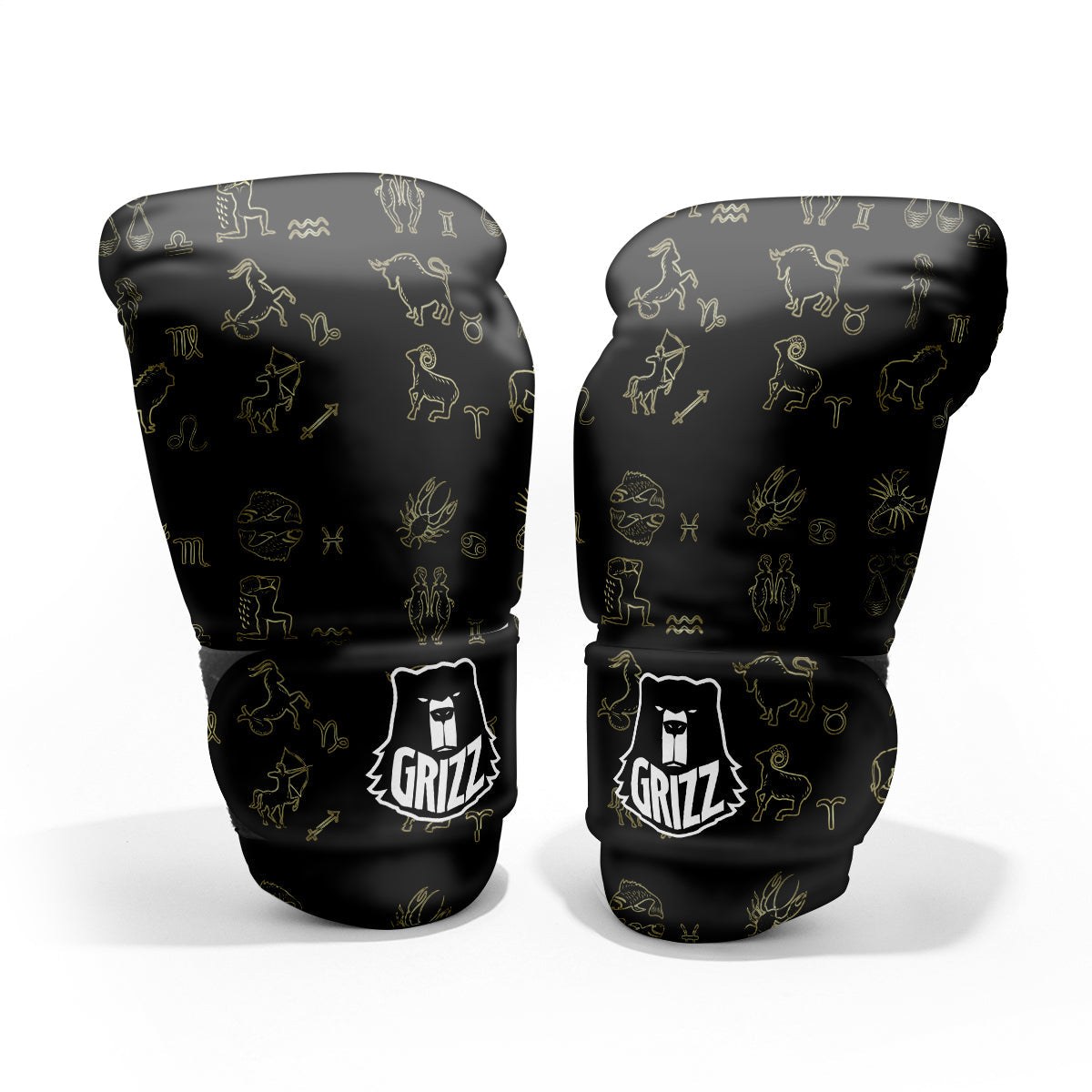 Constellation Zodiac Print Pattern Pro Boxing Glove