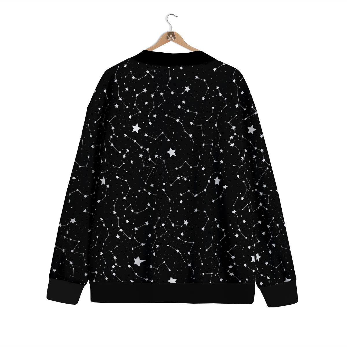 Constellations Star Print Pattern Cardigan-grizzshop