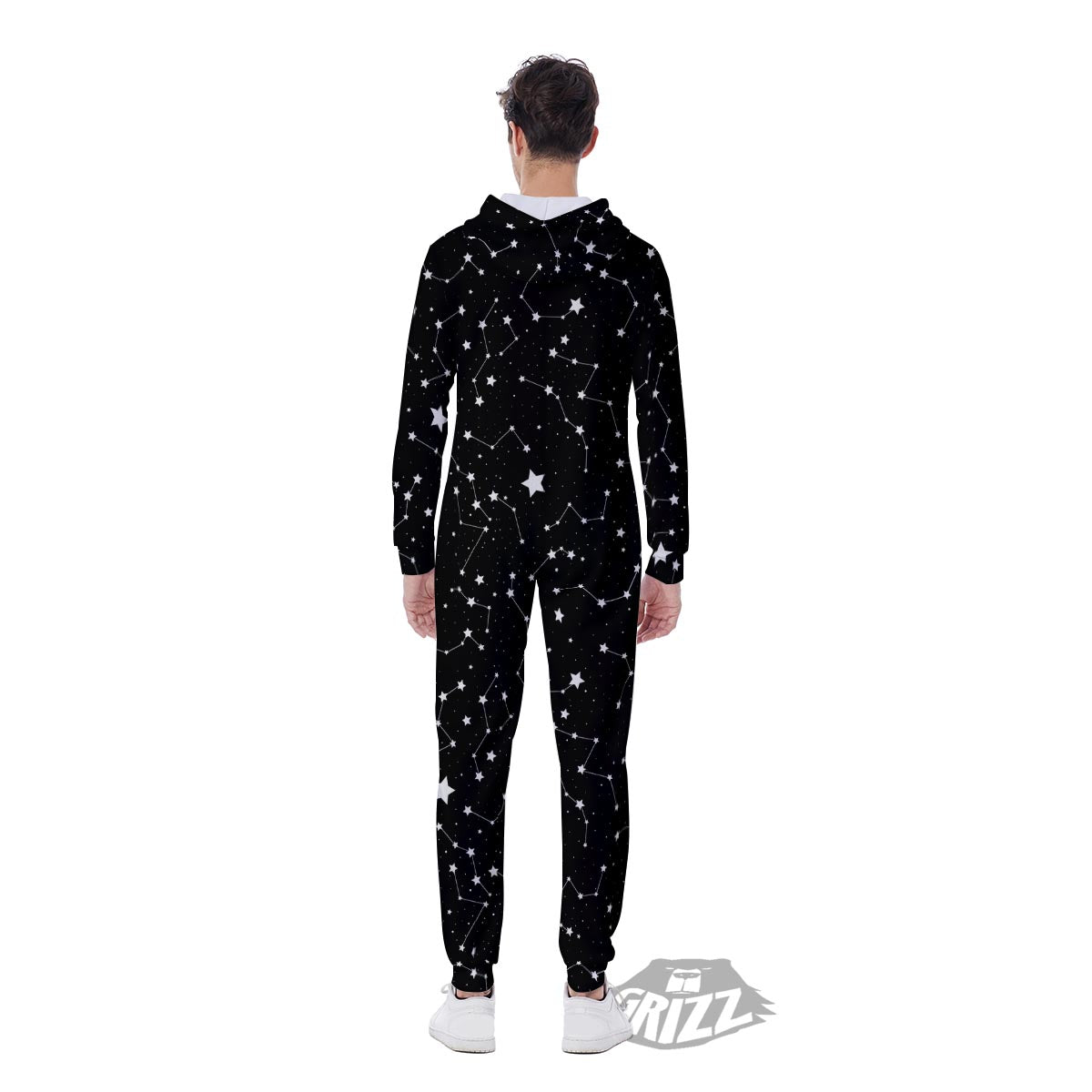Constellations Star Print Pattern Men's Jumpsuit-grizzshop
