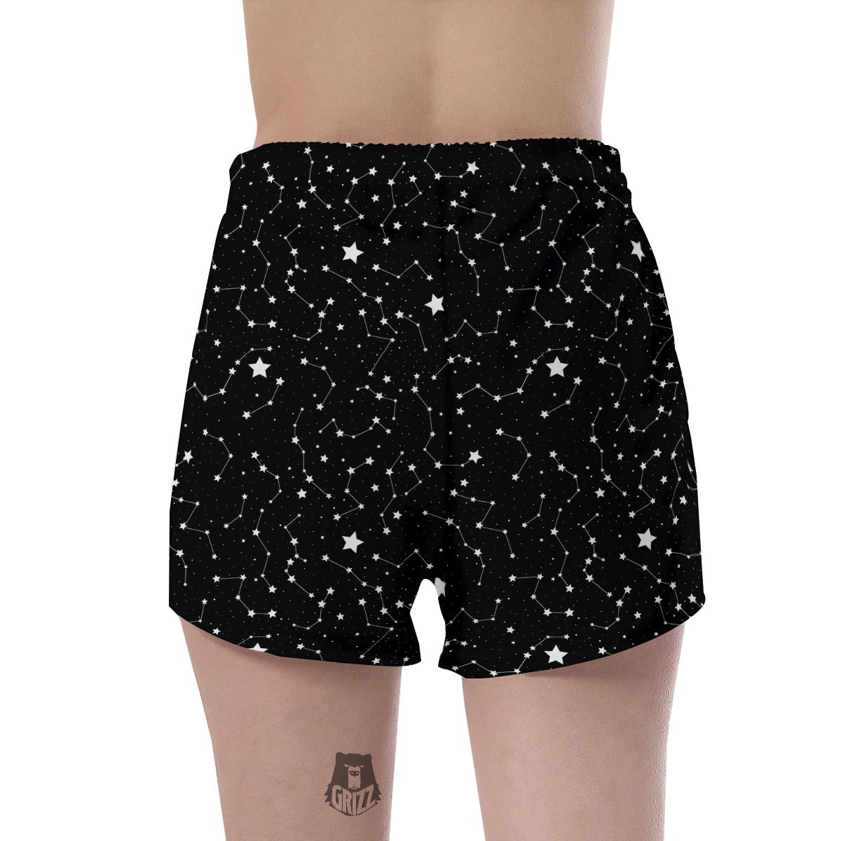 Constellations Star Print Pattern Women's Shorts-grizzshop