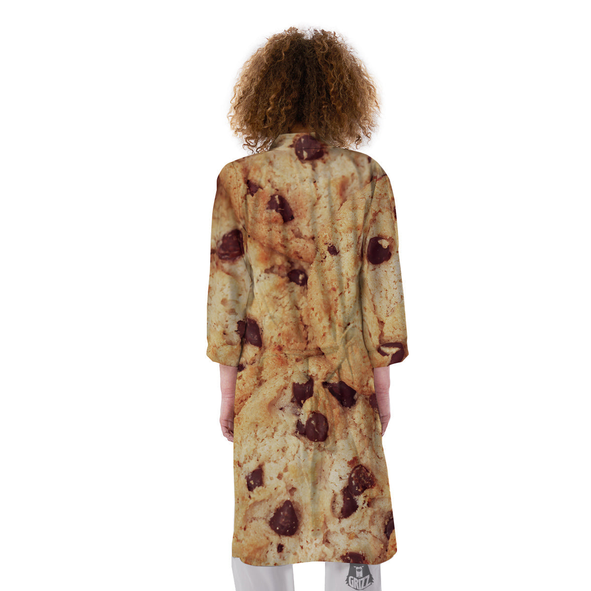 Cookie Chocolate Chip Print Kimono-grizzshop