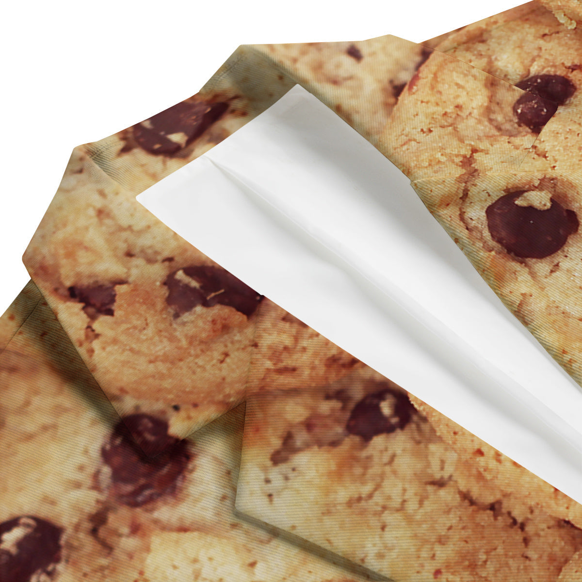 Cookie Chocolate Chip Print Men's Blazer-grizzshop