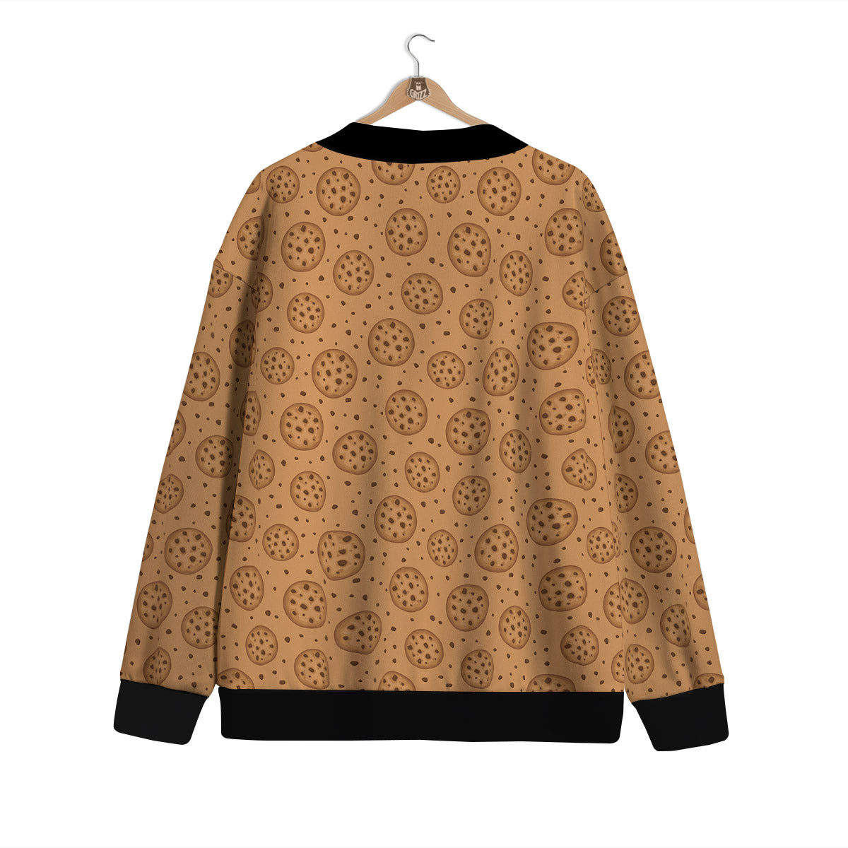 Cookie Chocolate Chip Print Pattern Cardigan-grizzshop