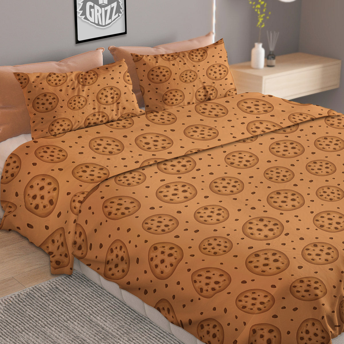 Donkey Cute Cartoon Print Pattern Duvet Cover Bedding Set