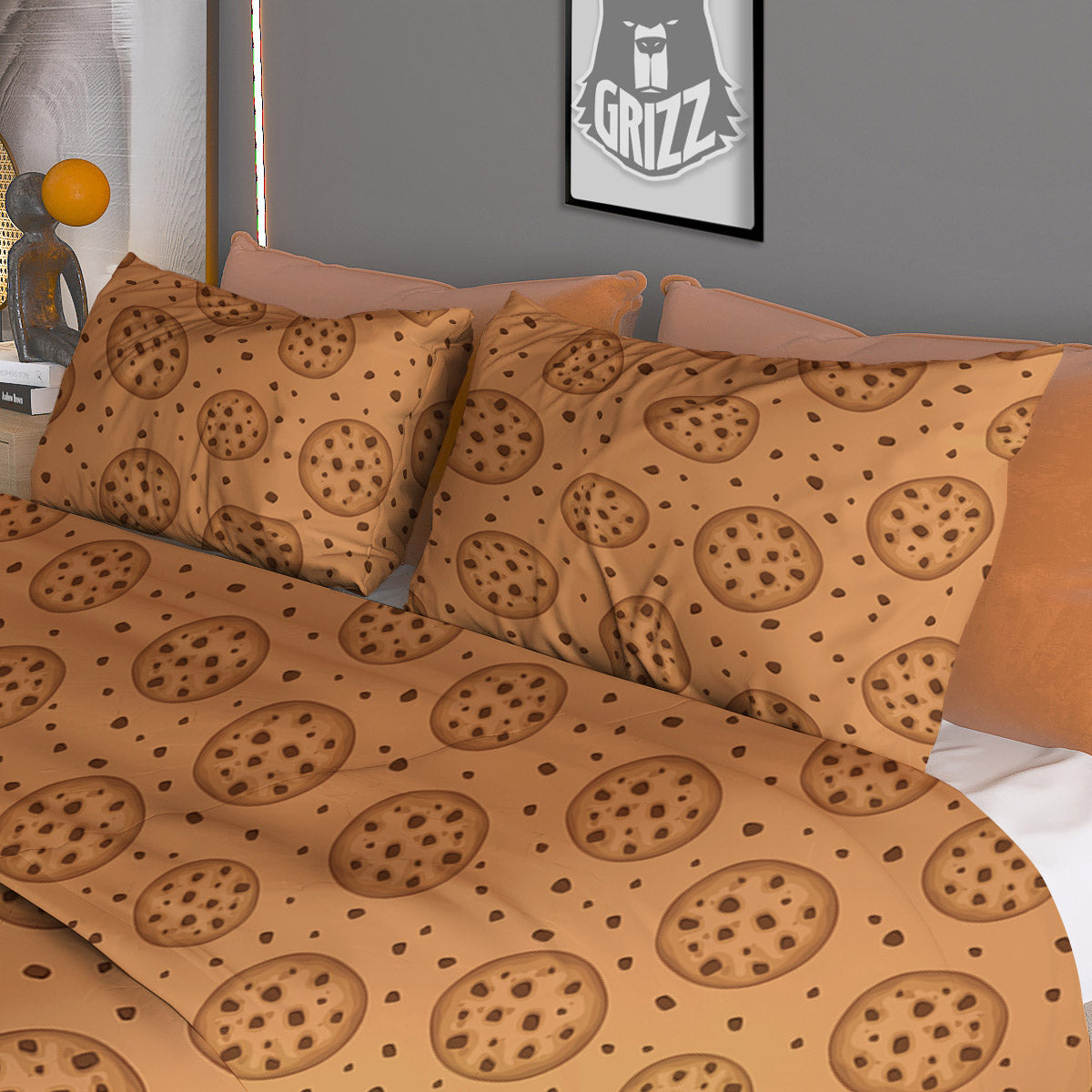 Donkey Cute Cartoon Print Pattern Duvet Cover Bedding Set