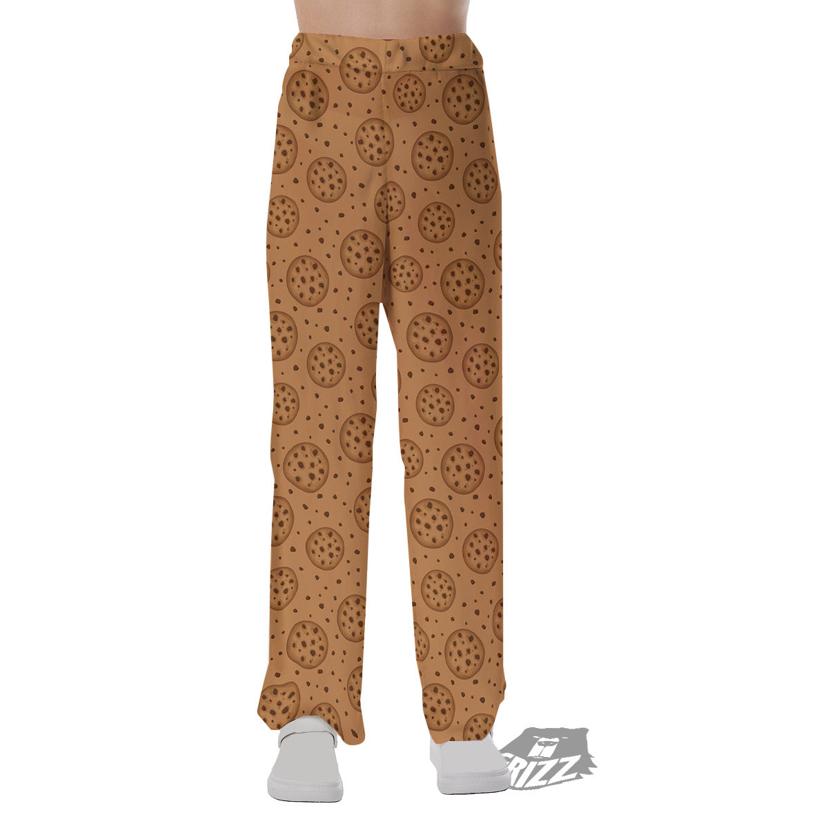Cookie Chocolate Chip Print Pattern Pajama Pants-grizzshop