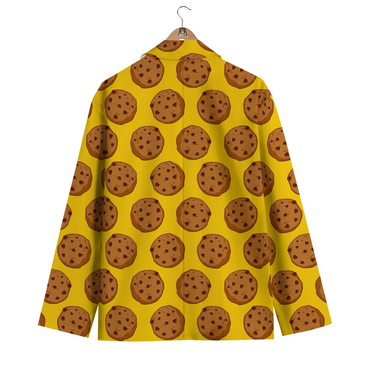 Cookie Print Pattern Men's Blazer-grizzshop