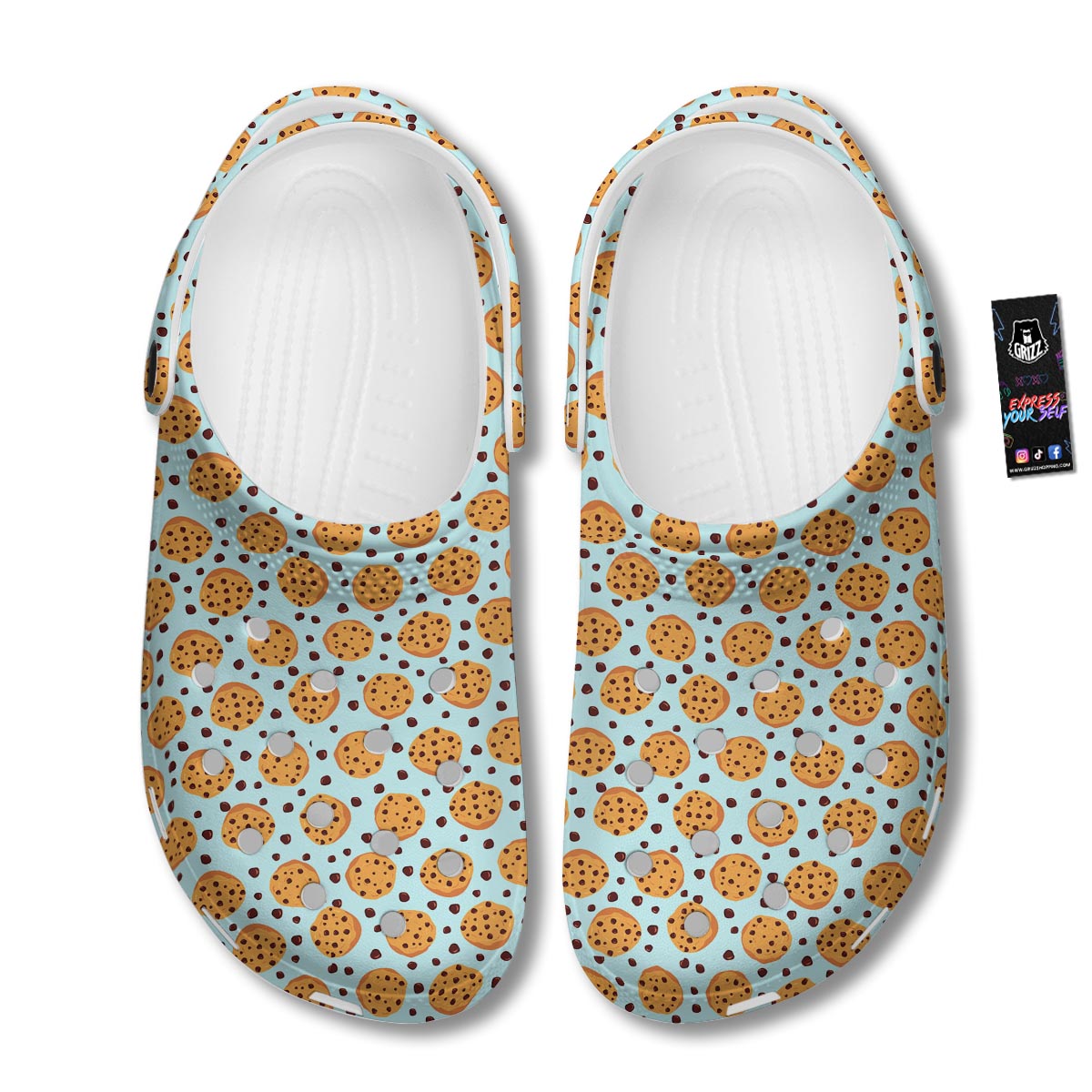 Cookie Sweet Print Pattern Clog-grizzshop