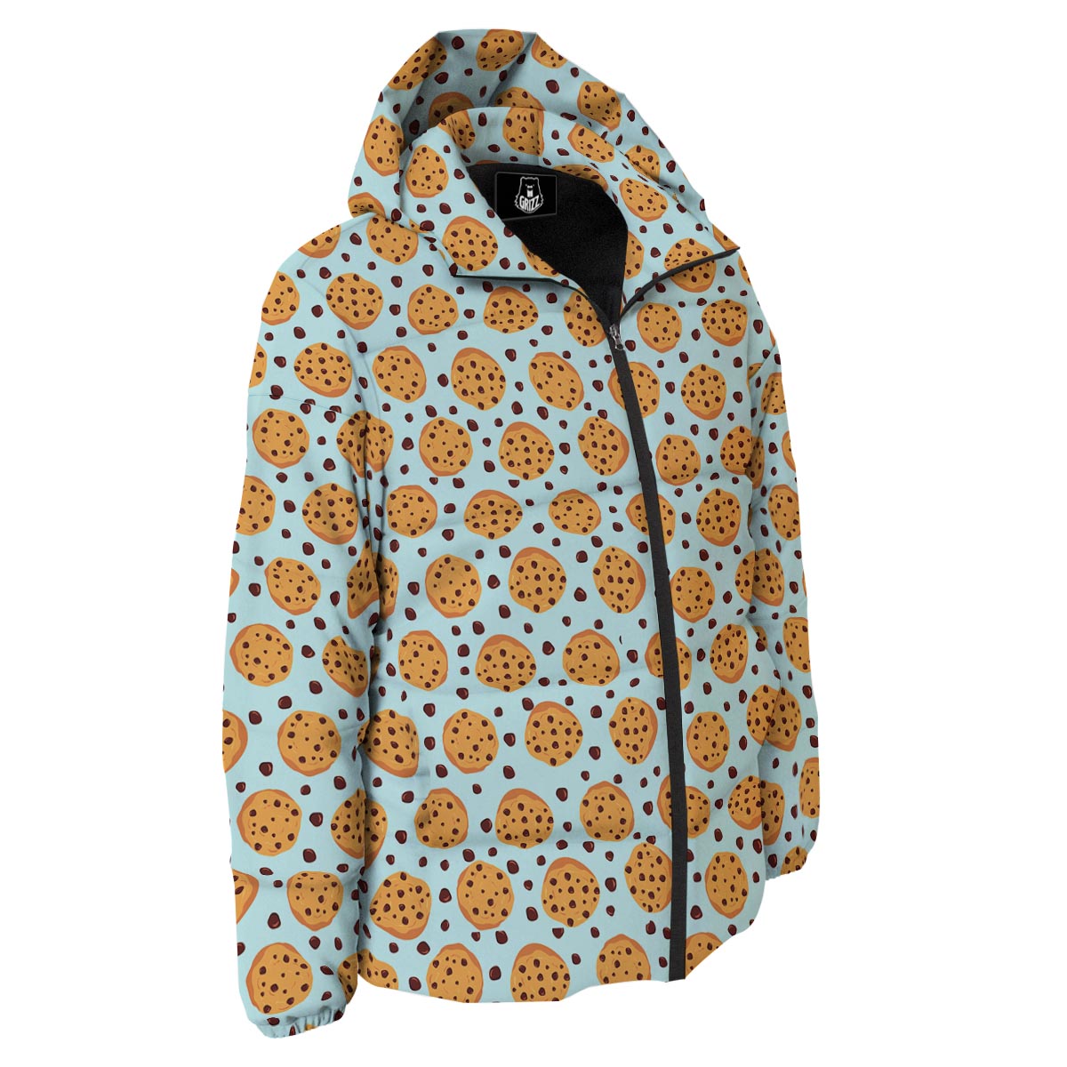 Cookie Sweet Print Pattern Down Jacket-grizzshop