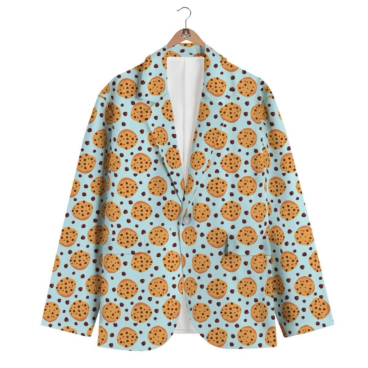 Cookie Sweet Print Pattern Men's Blazer-grizzshop