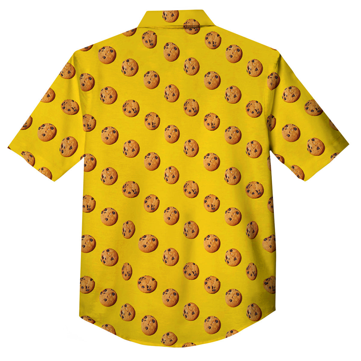 Cookie Yellow Print Pattern Button Up Shirt-grizzshop