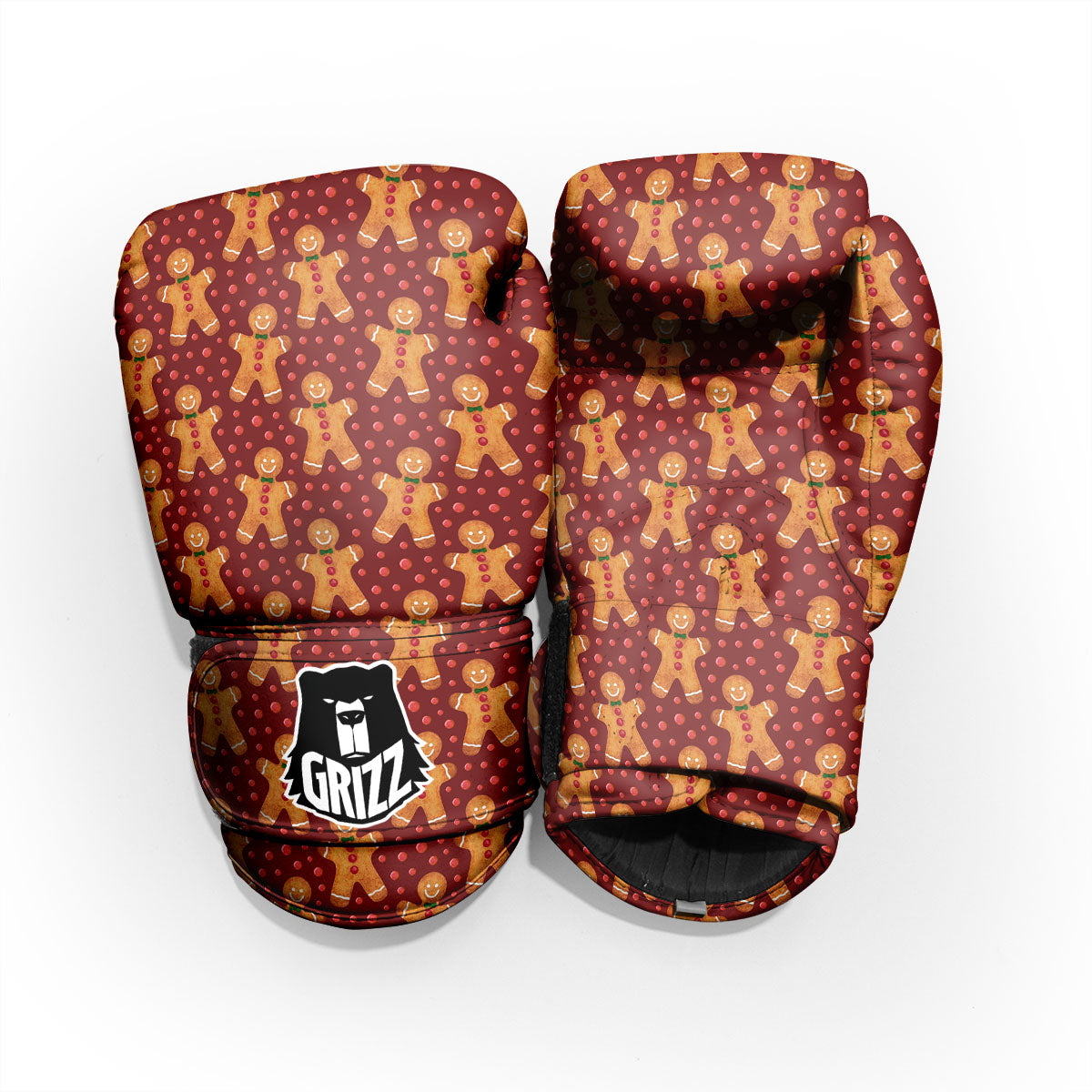 Cookies Christmas Print Pattern Pro Boxing Glove
