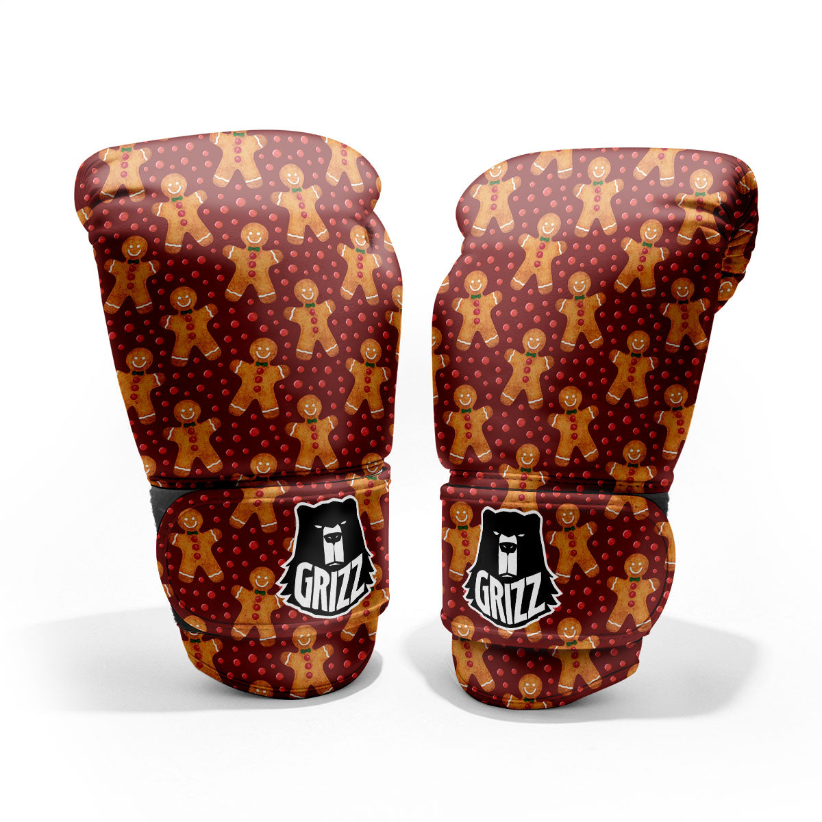 Cookies Christmas Print Pattern Pro Boxing Glove