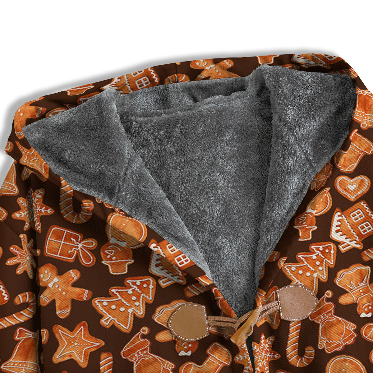 Cookies Gingerbread Print Pattern Men's Windbreaker Jacket-grizzshop