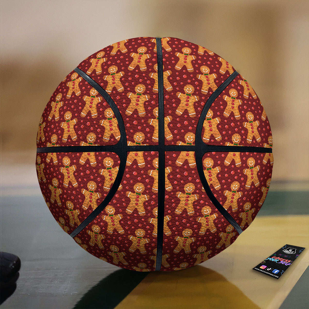 Cherry Blossom Tree Japanese Print Pattern Basketball