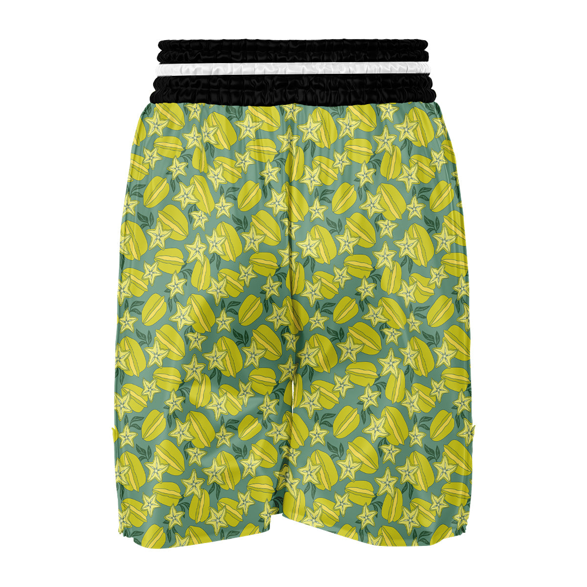 Corambola And Leaf Print Pattern Boxing Shorts-grizzshop
