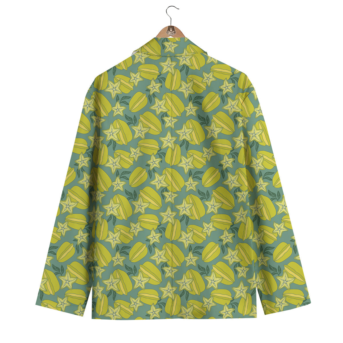 Corambola And Leaf Print Pattern Men's Blazer-grizzshop