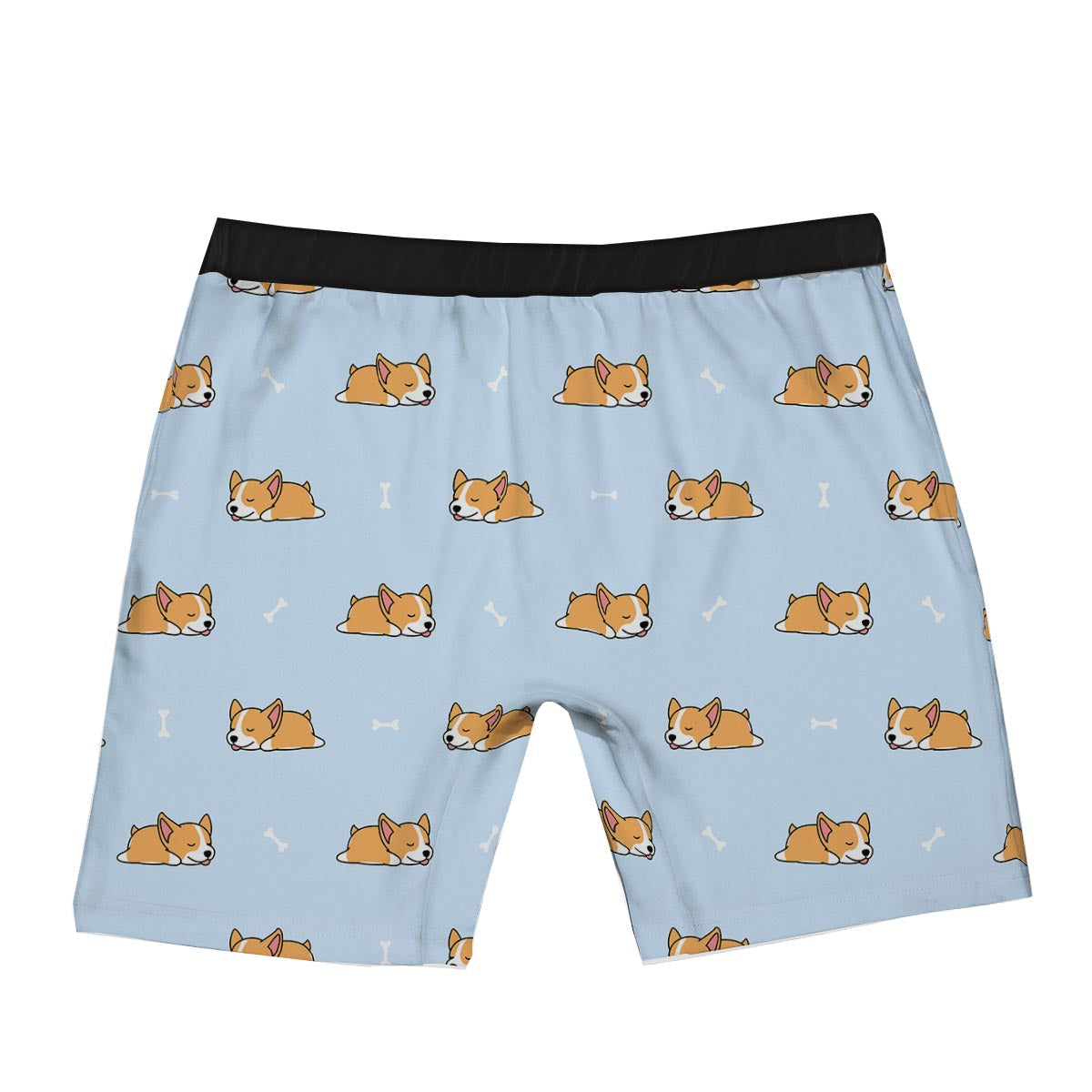 Corgi Sleeping Print Pattern Boxer Briefs-grizzshop