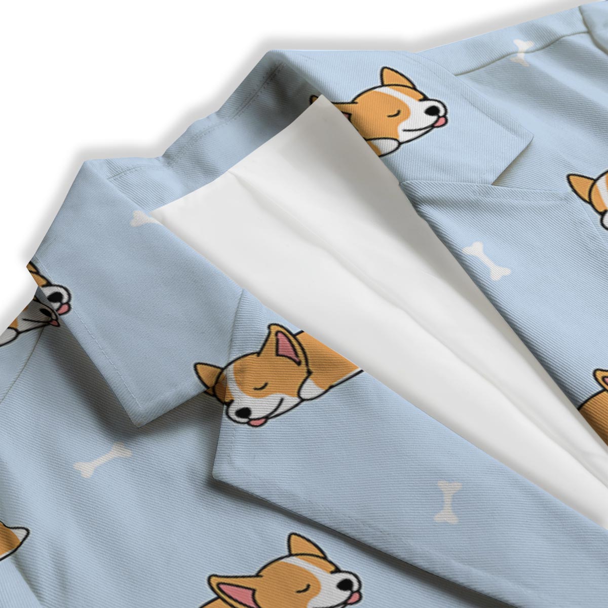 Corgi Sleeping Print Pattern Women's Blazer-grizzshop