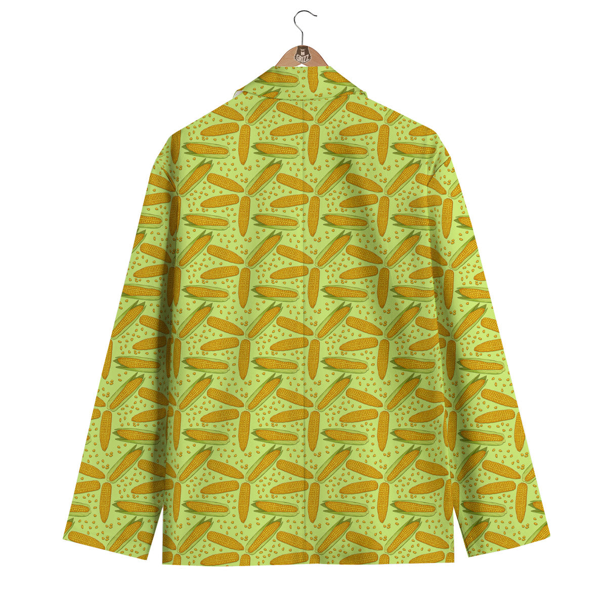 Corn On Cob Print Pattern Men's Blazer-grizzshop