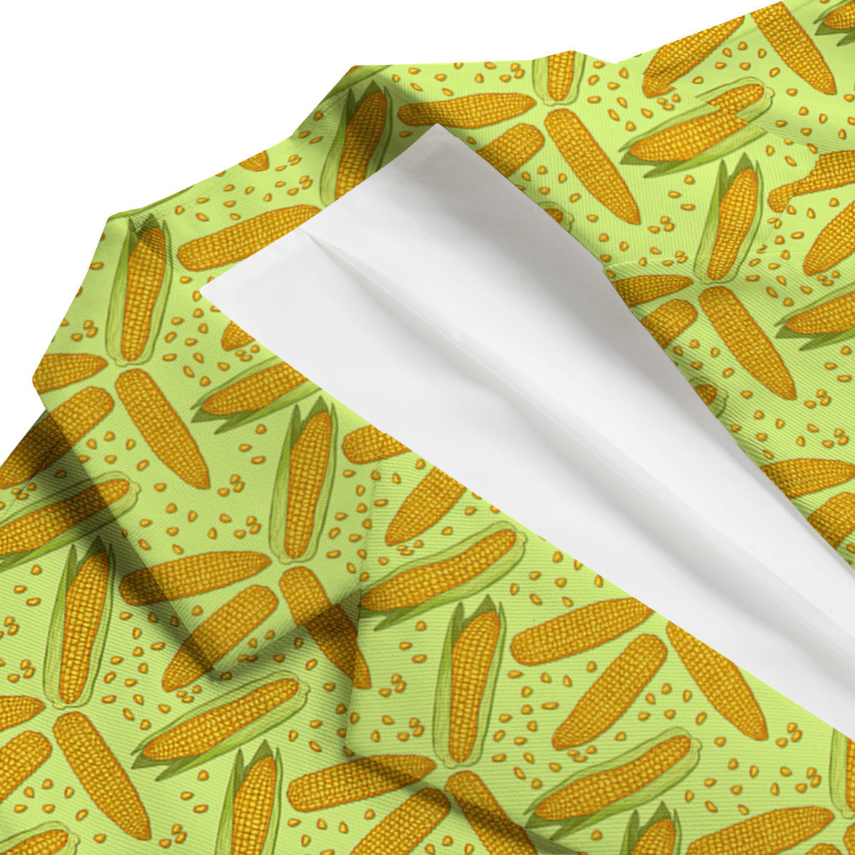Corn On Cob Print Pattern Men's Blazer-grizzshop