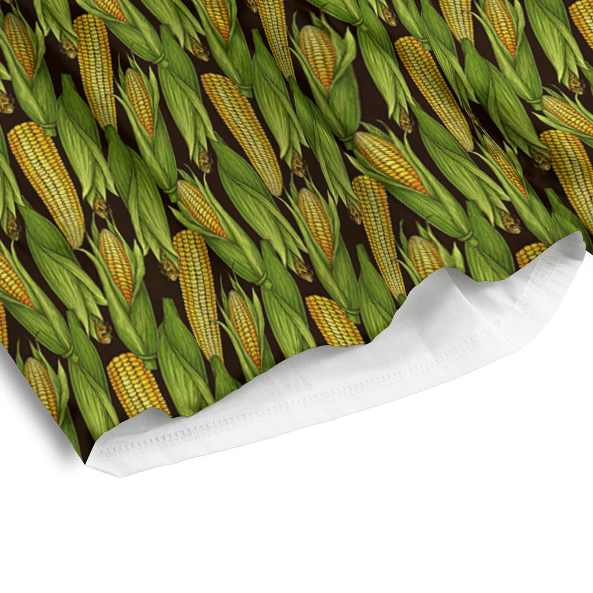 Corn Pattern Print Men's Athletic Shorts-grizzshop