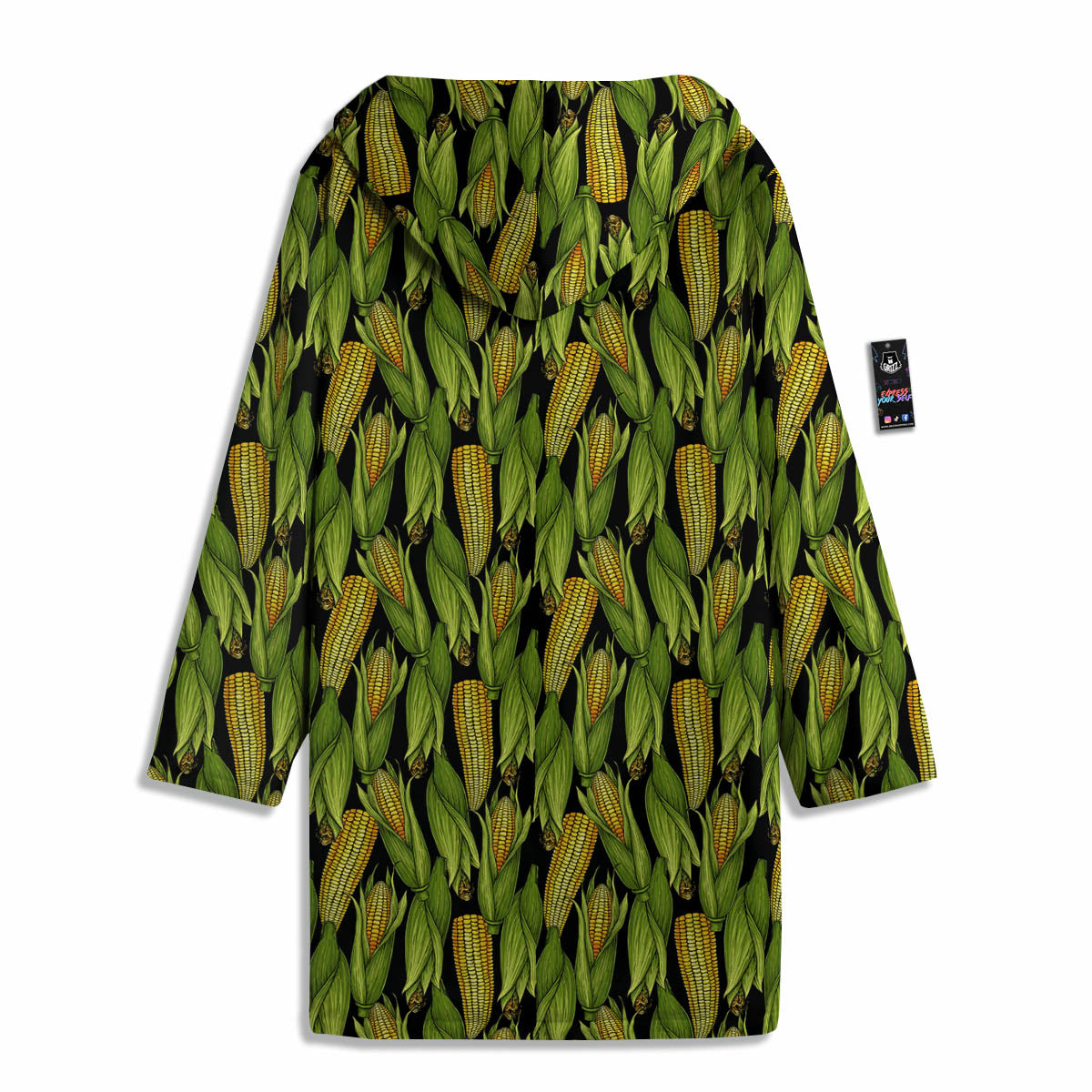 Corn Pattern Print Men's Windbreaker Jacket-grizzshop