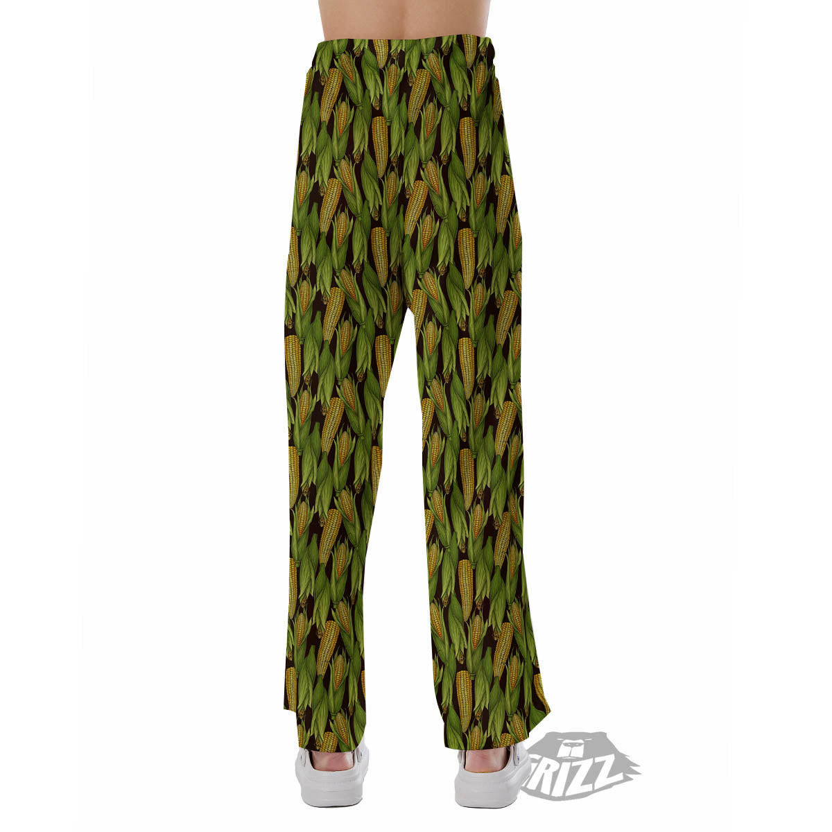 Corn Pattern Print Pajama Pants-grizzshop