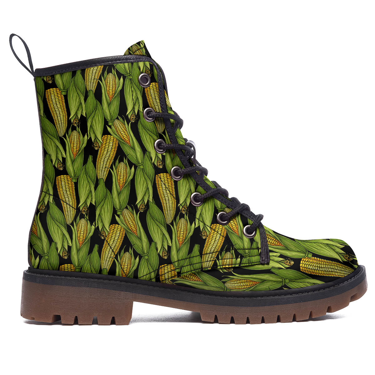 Corn Pattern Print Work Boots-grizzshop