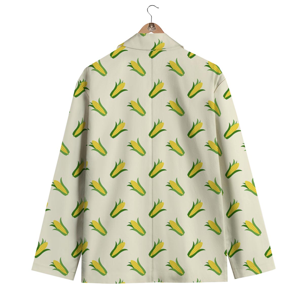 Corn Print Pattern Men's Blazer-grizzshop