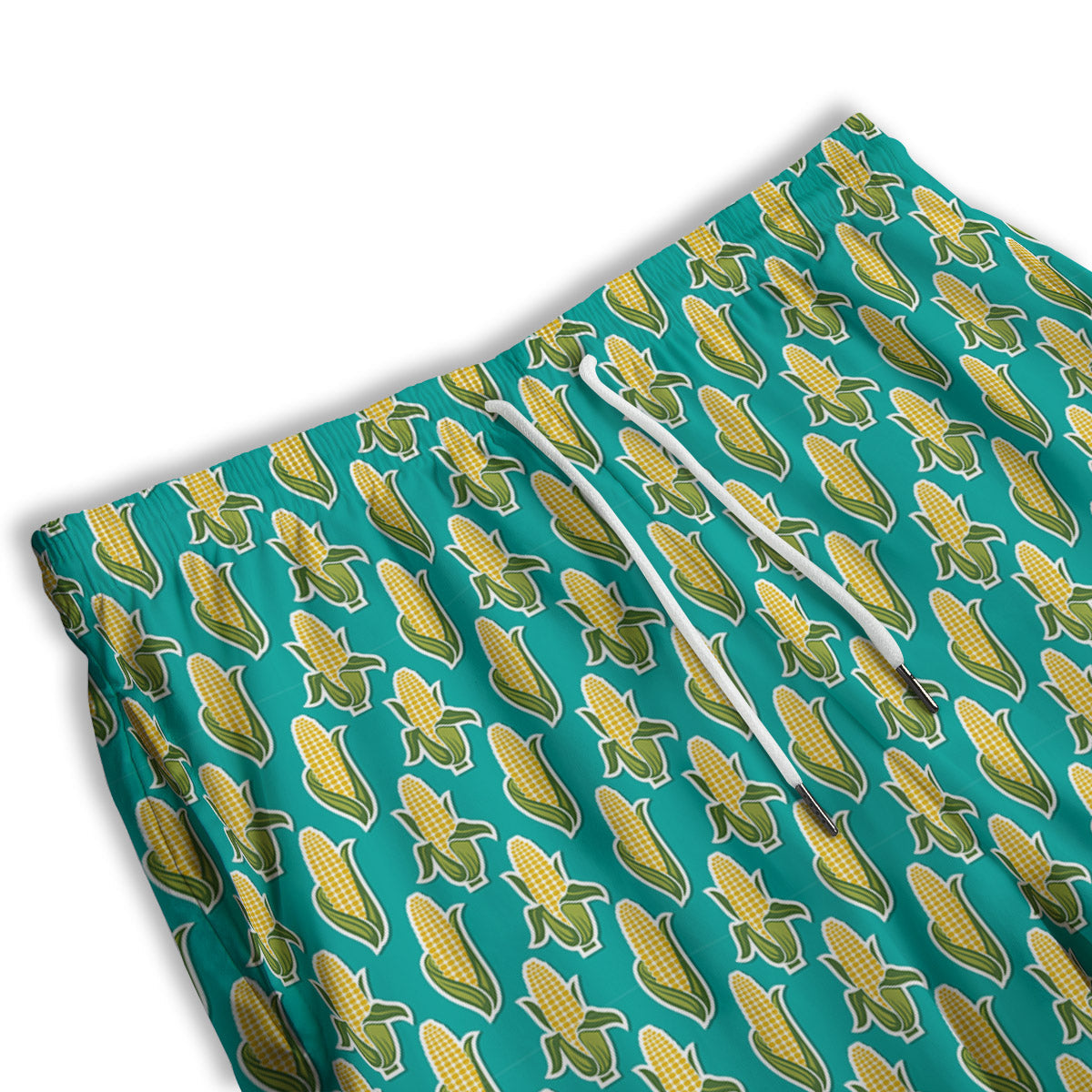 Corncob Print Pattern Men's Athletic Shorts-grizzshop
