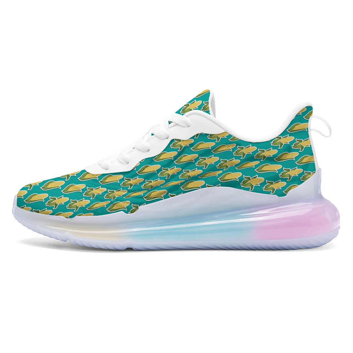 Corncob Print Pattern Running Sneakers-grizzshop