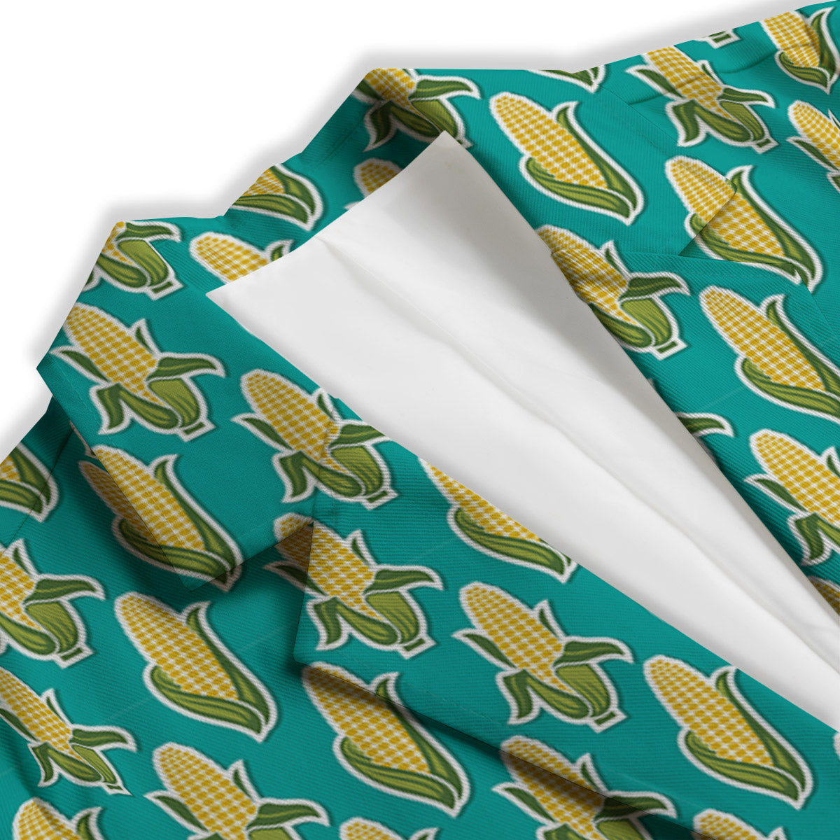Corncob Print Pattern Women's Blazer-grizzshop