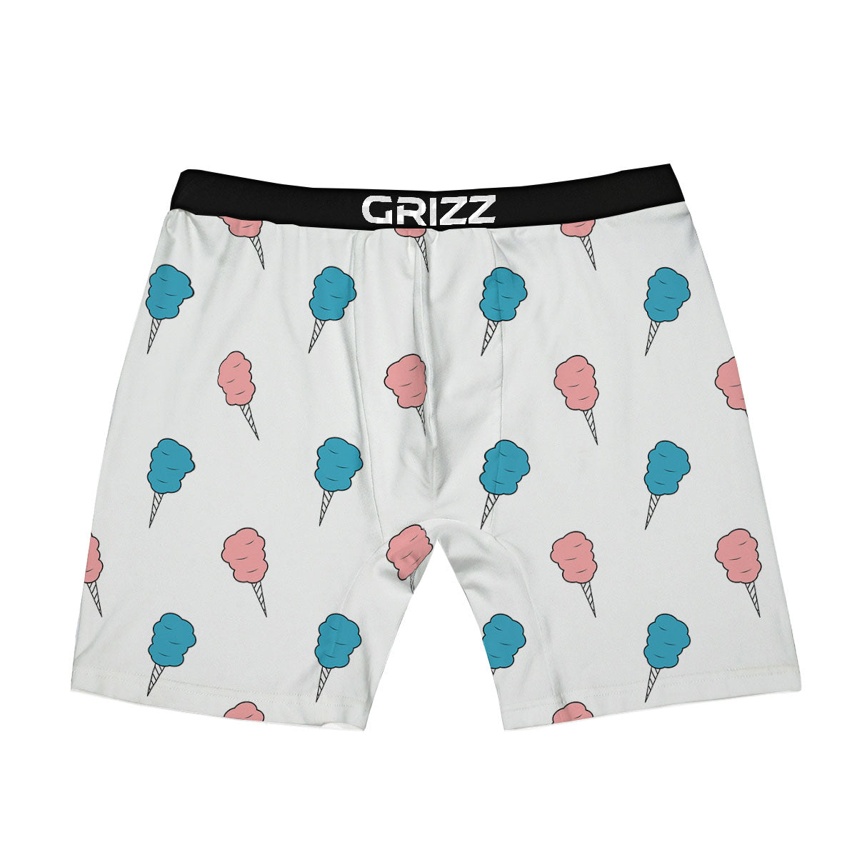 Cotton Candy Blue And Pink Print Pattern Boxer Briefs-grizzshop