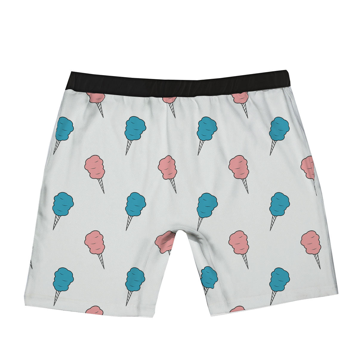 Cotton Candy Blue And Pink Print Pattern Boxer Briefs-grizzshop