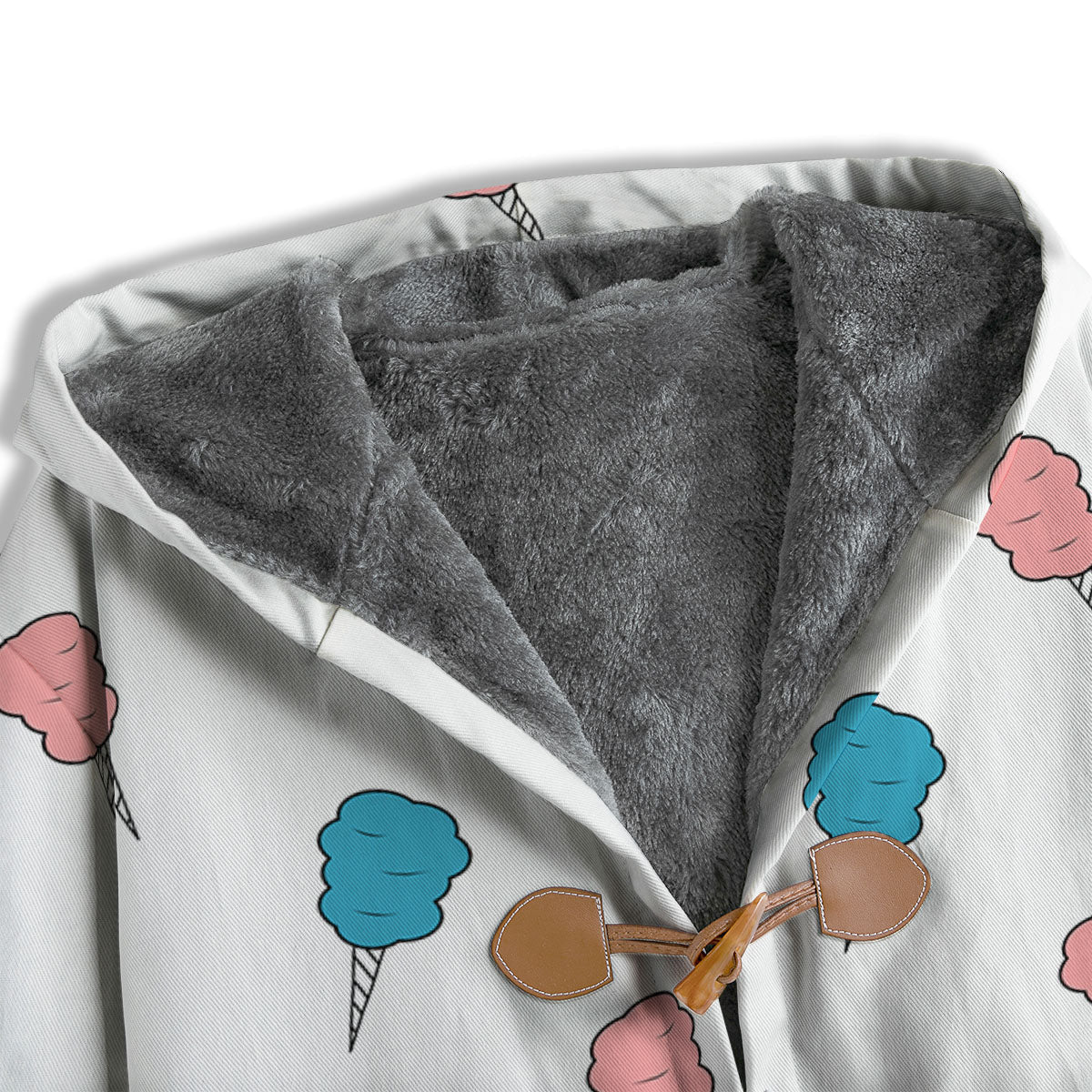 Cotton Candy Blue And Pink Print Pattern Men's Windbreaker Jacket-grizzshop