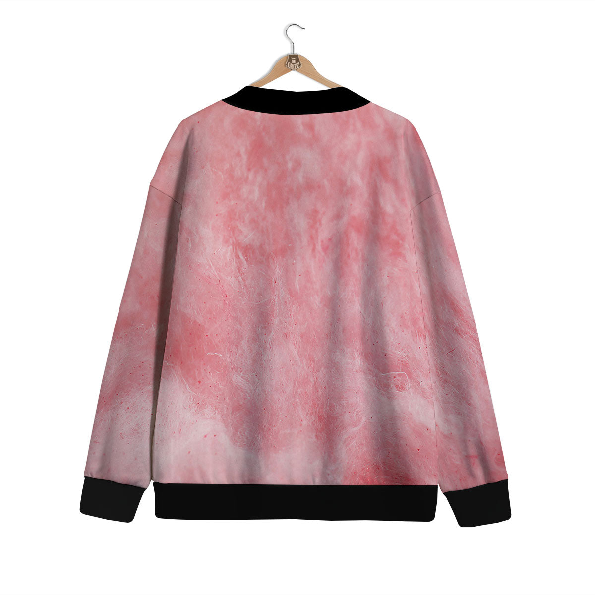 Cotton Candy Pink Print Cardigan-grizzshop